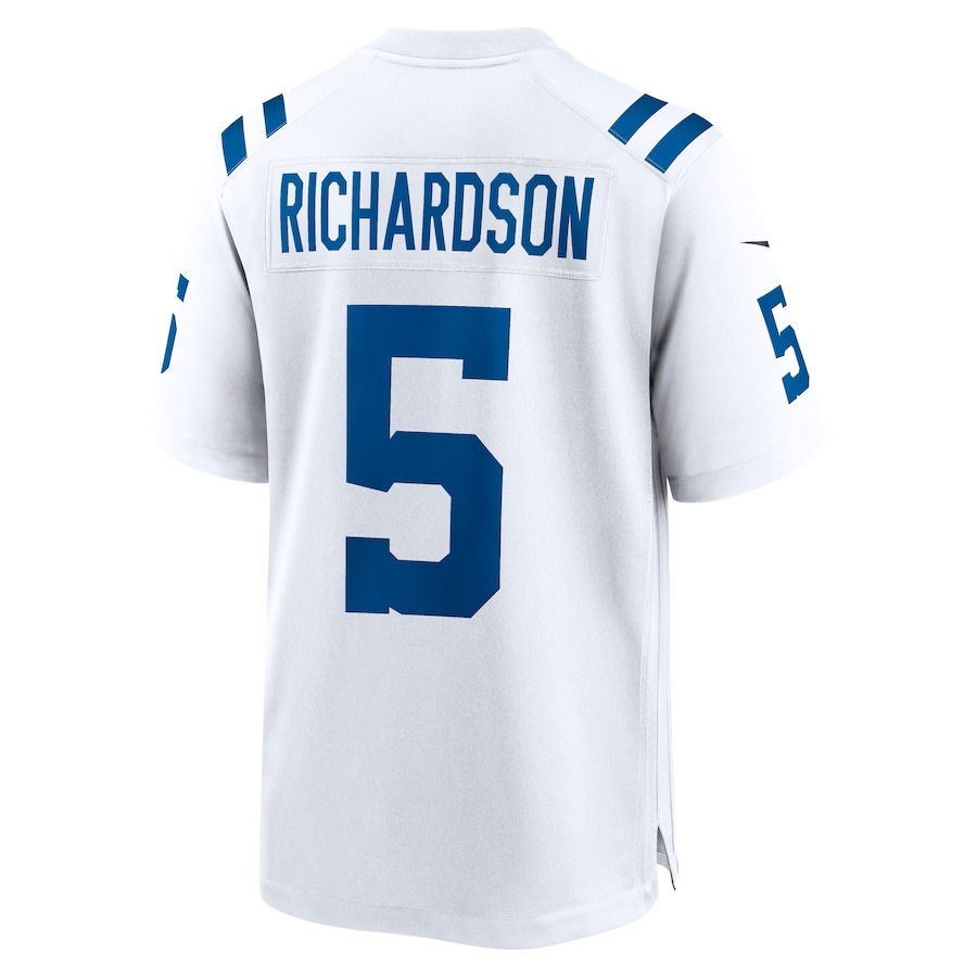 Men's Indianapolis Colts Anthony Richardson Nike White 2023 NFL Draft First Round Pick Game Jersey - Ujersey