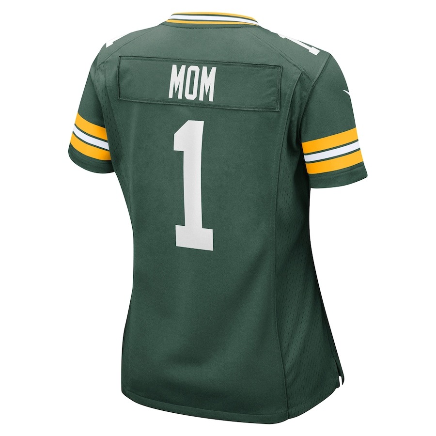 Women's Green Bay Packers Number 1 Mom Nike Green Game Jersey - Ujersey
