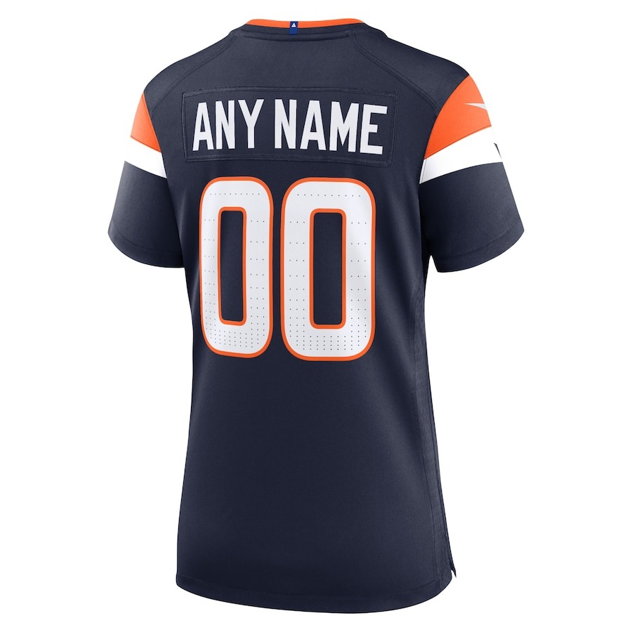 Women's Denver Broncos  Nike Navy Alternate Custom Game Jersey - Ujersey