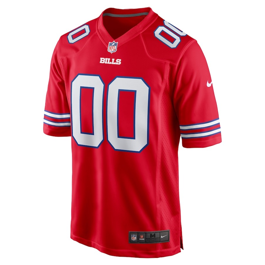 Men's Buffalo Bills Nike Red Alternate Custom Game Jersey - Ujersey