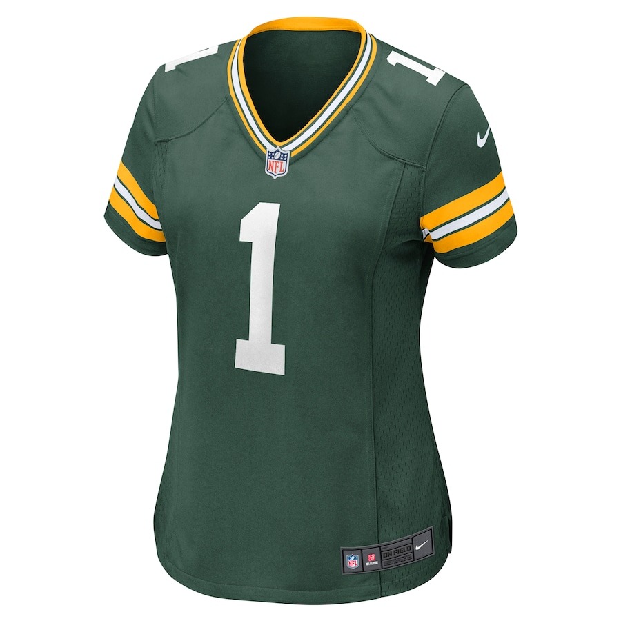 Women's Green Bay Packers Number 1 Mom Nike Green Game Jersey - Ujersey