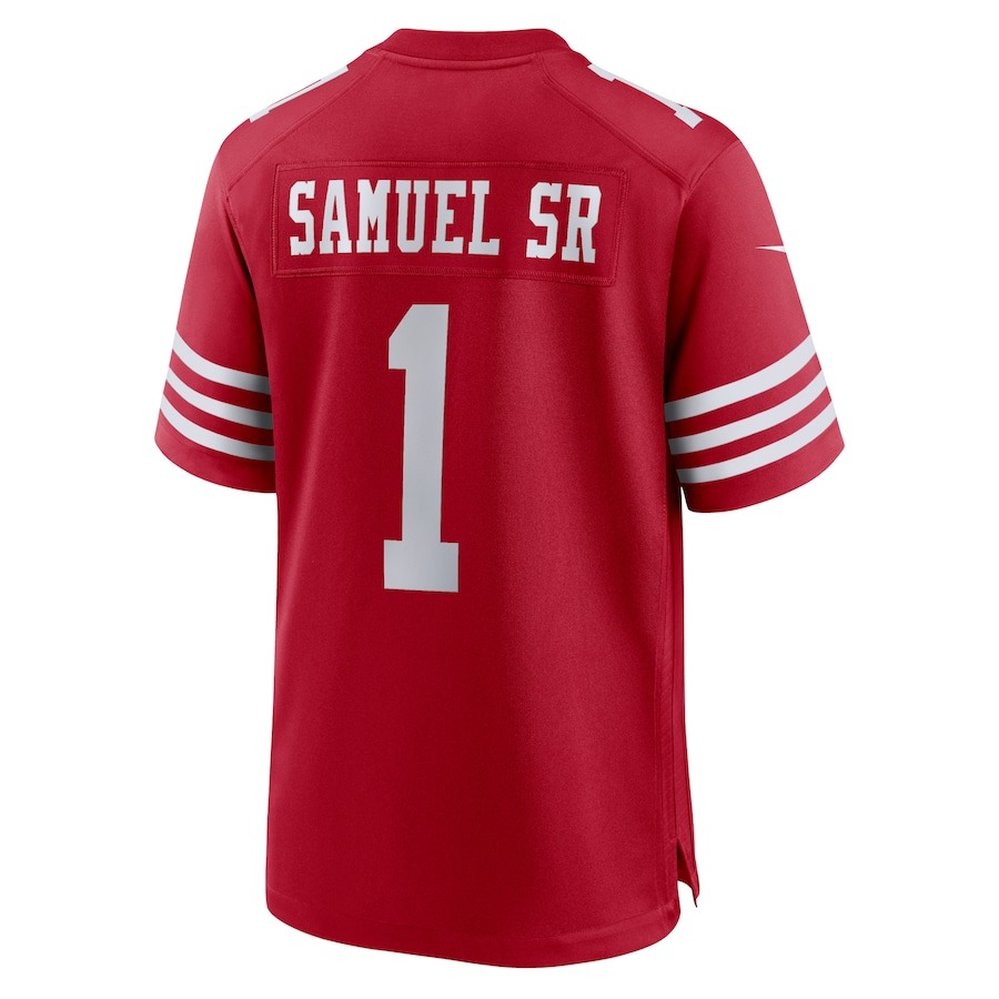 Men's San Francisco 49ers Deebo Samuel Sr Nike Scarlet Men's Nike Game Jersey - Ujersey