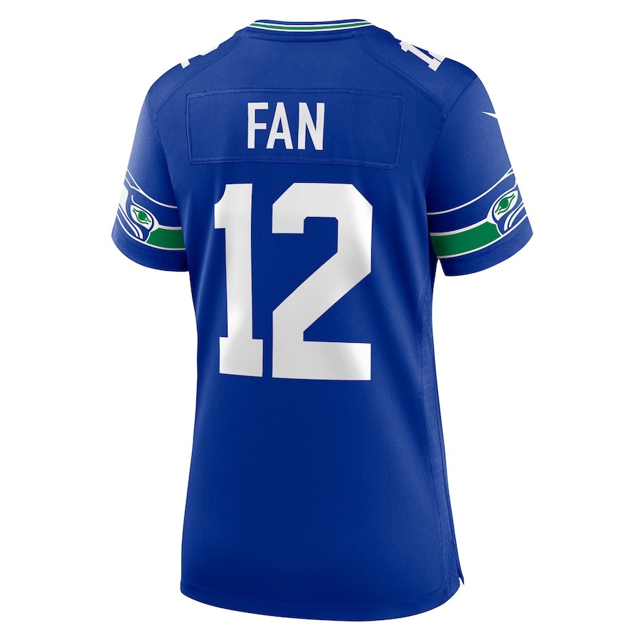 Women's Seattle Seahawks 12s Nike Royal Player Jersey - Ujersey