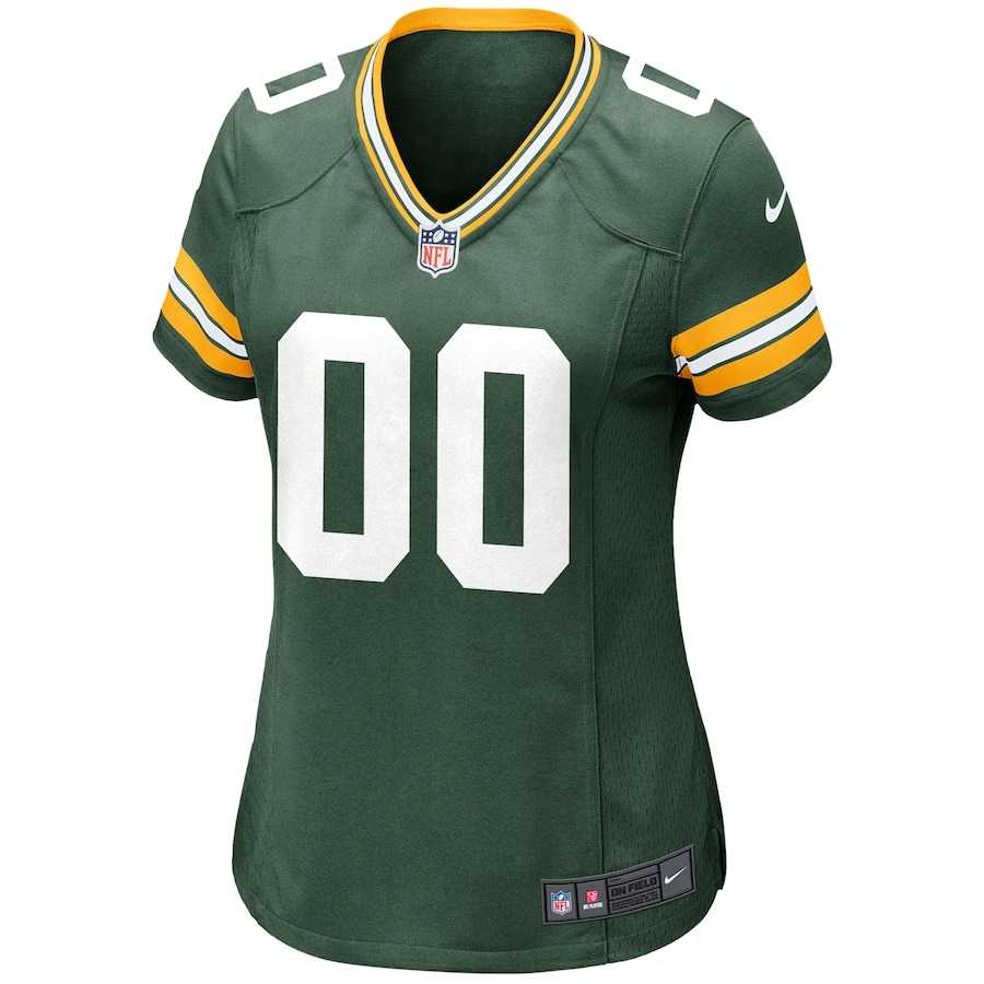 Women's Nike Green Green Bay Packers Custom Game Jersey - Ujersey