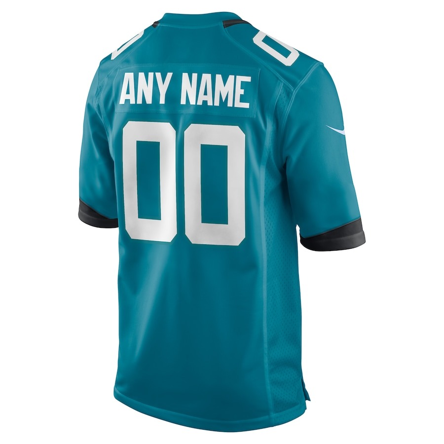 Men's Jacksonville Jaguars Nike Teal Alternate Custom Game Jersey - Ujersey