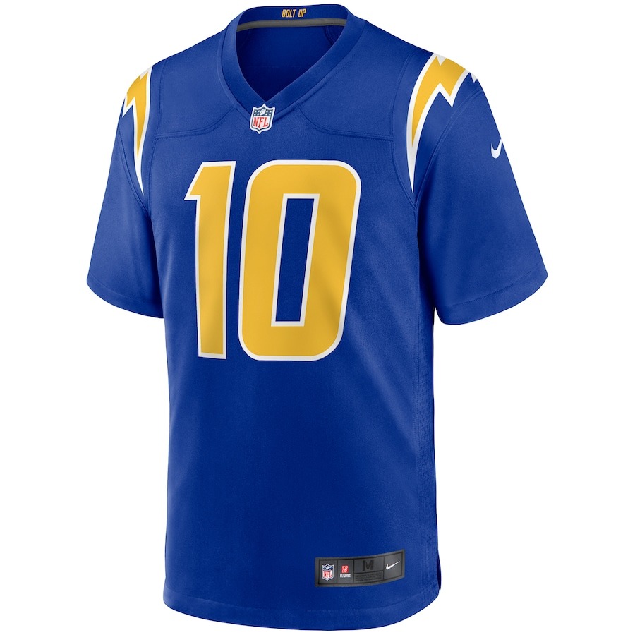 Men's Los Angeles Chargers Justin Herbert Nike Royal 2nd Alternate Game Jersey - Ujersey