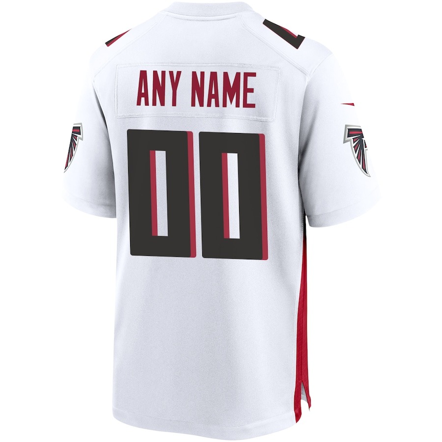 Men's Atlanta Falcons Nike White Custom Game Jersey - Ujersey