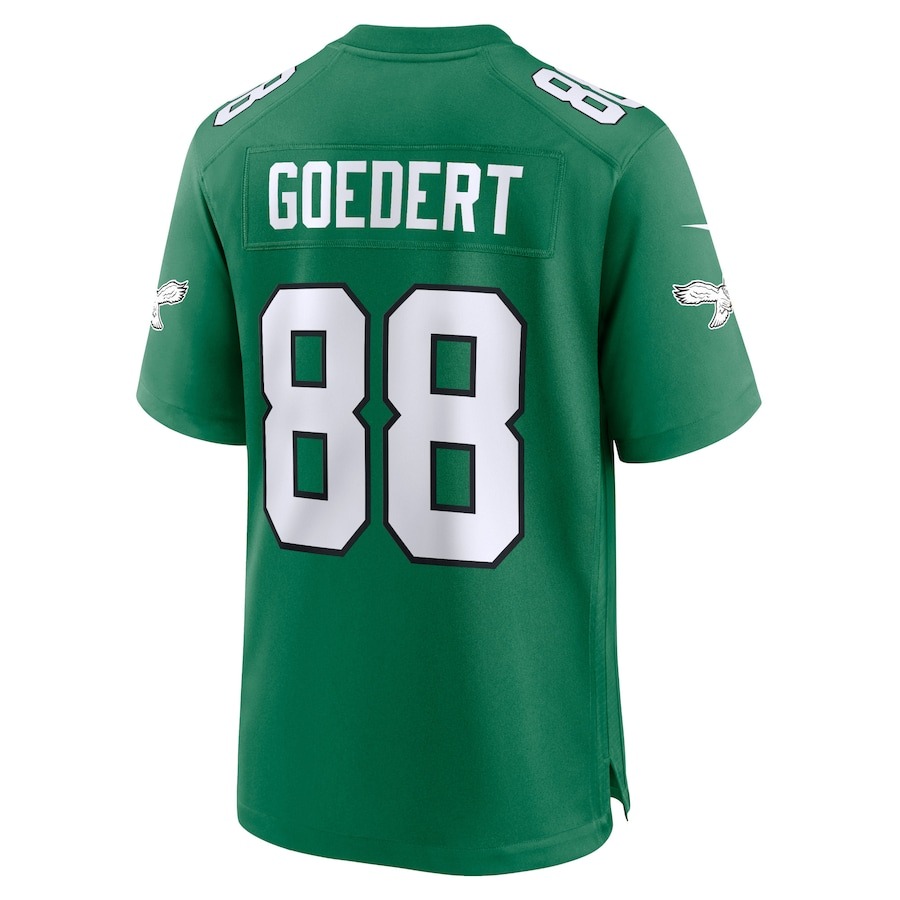 Men's Philadelphia Eagles Dallas Goedert Nike Kelly Green Alternate Game Player Jersey - Ujersey