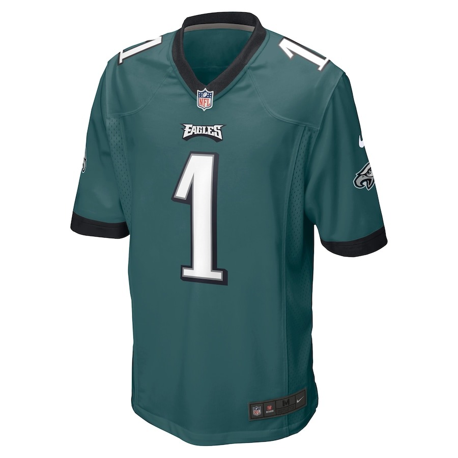 Men's Philadelphia Eagles Jalen Hurts Nike Midnight Green Player Jersey - Ujersey