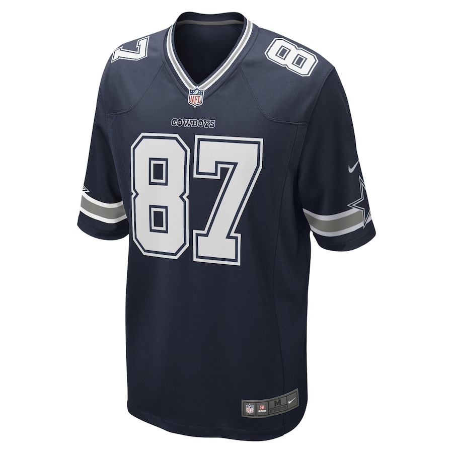 Men's Dallas Cowboys Jake Ferguson Nike Navy Game Jersey - Ujersey
