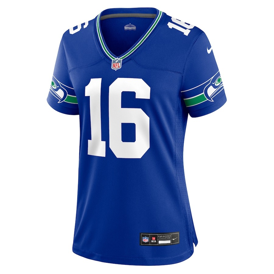 Women's Seattle Seahawks Tyler Lockett Nike Royal Player Jersey - Ujersey