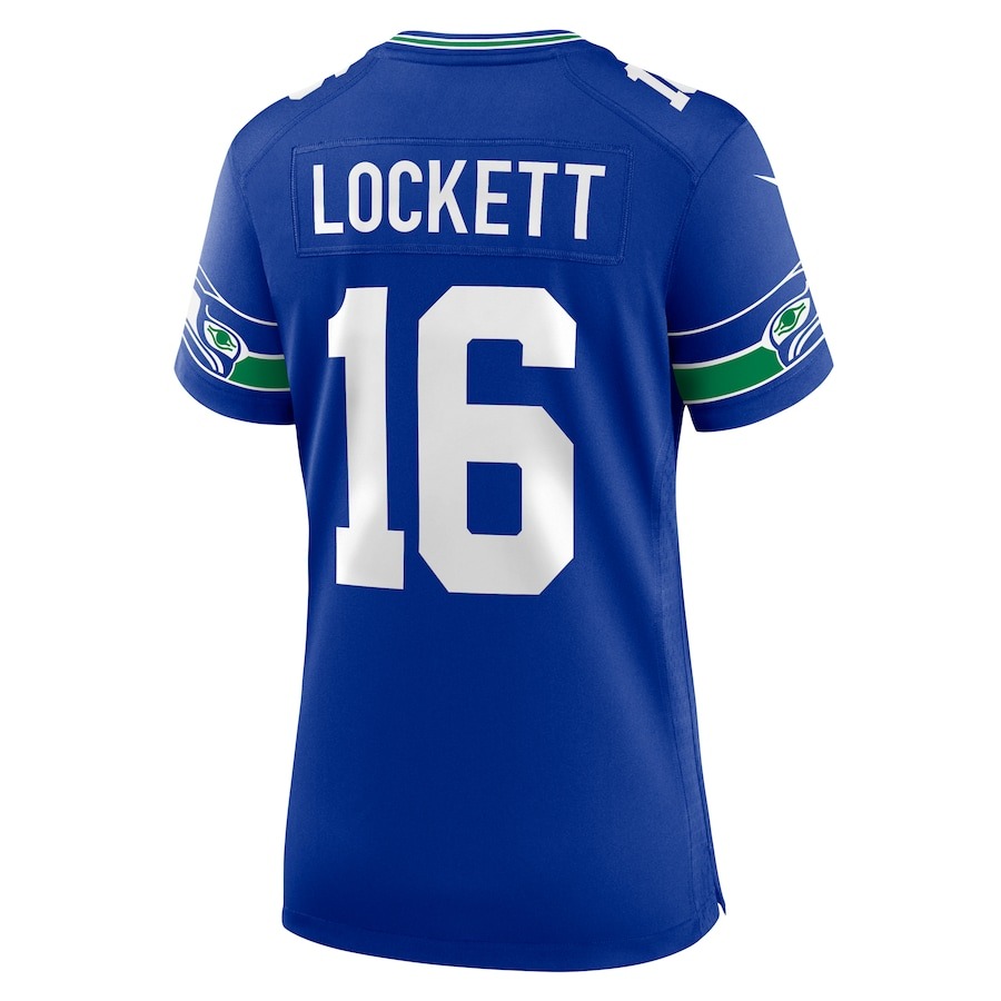 Women's Seattle Seahawks Tyler Lockett Nike Royal Player Jersey - Ujersey
