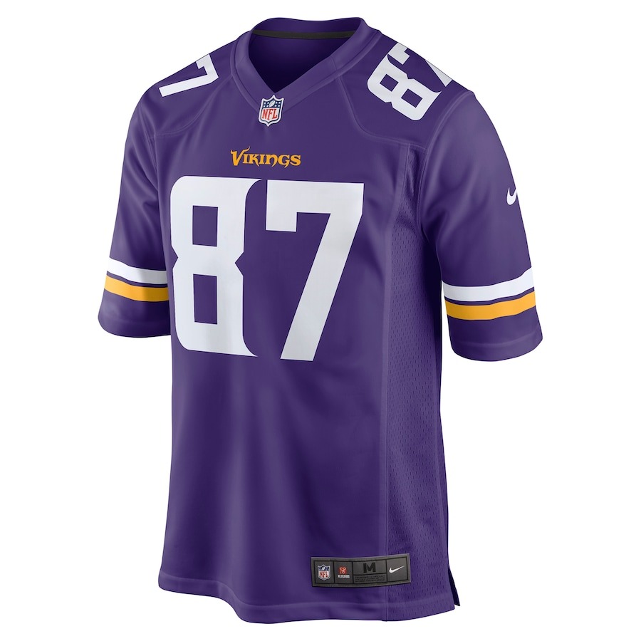 Men's Minnesota Vikings T.J. Hockenson Nike Purple Game Player Jersey - Ujersey