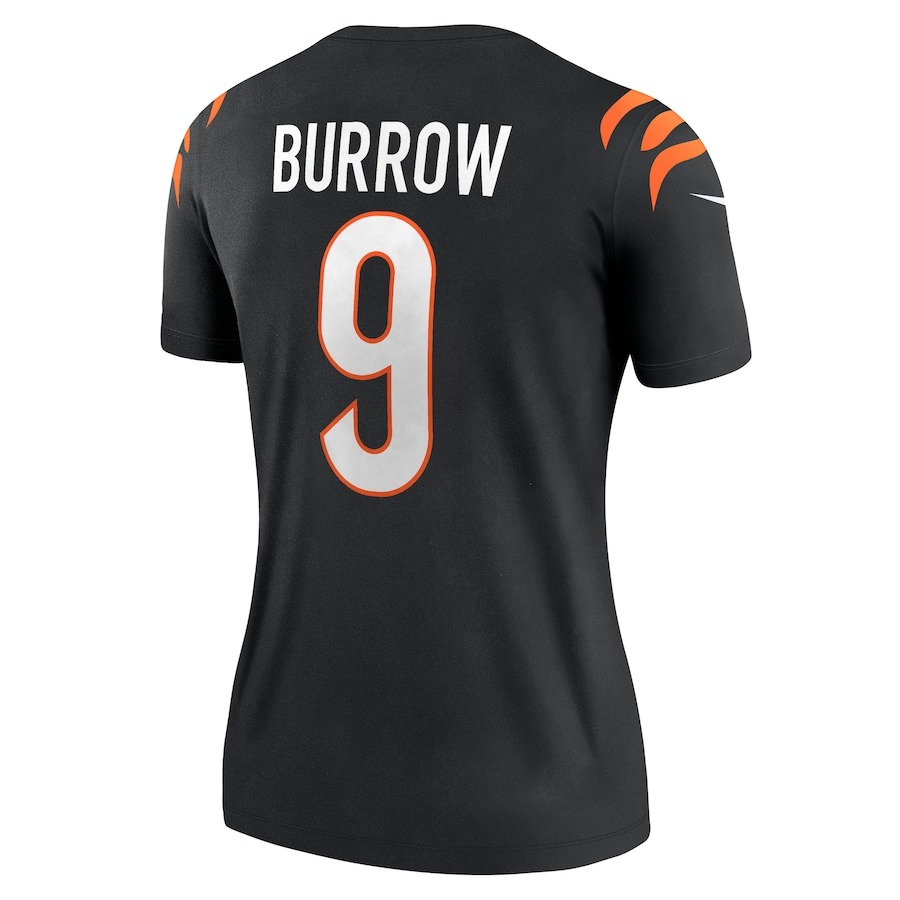 Women's Cincinnati Bengals Joe Burrow Nike Black Legend Jersey - Ujersey