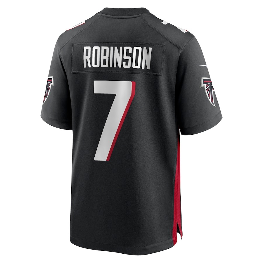 Youth Atlanta Falcons Bijan Robinson Nike Black Game Jersey - Ujersey