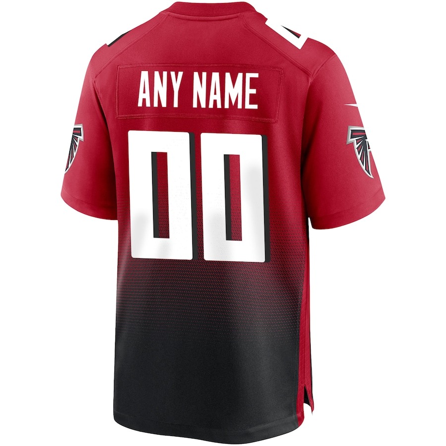 Men's Atlanta Falcons Nike Red Alternate Custom Game Jersey - Ujersey
