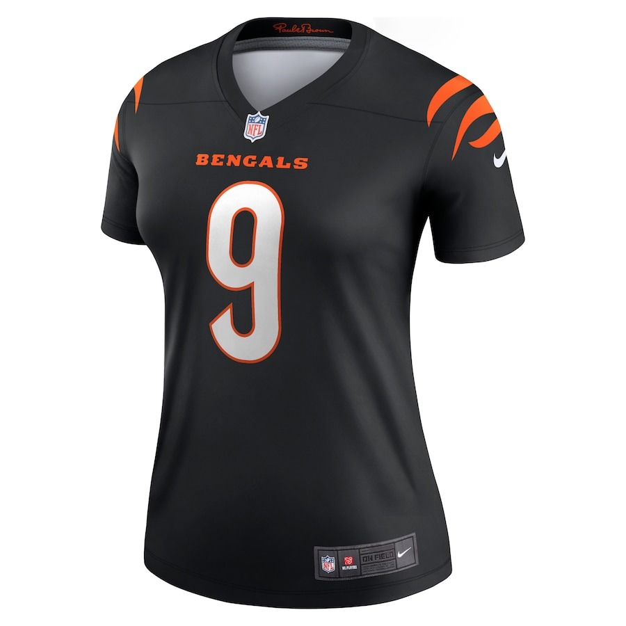 Women's Cincinnati Bengals Joe Burrow Nike Black Legend Jersey - Ujersey