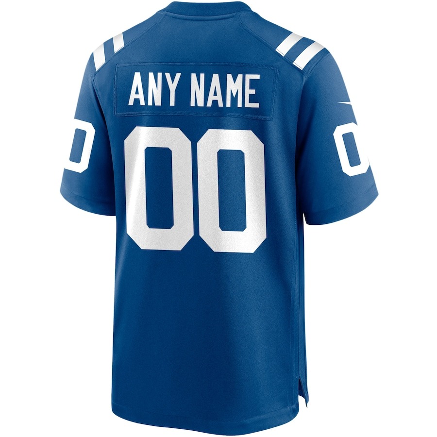 Men's Nike Indianapolis Colts Royal Custom Game Jersey - Ujersey
