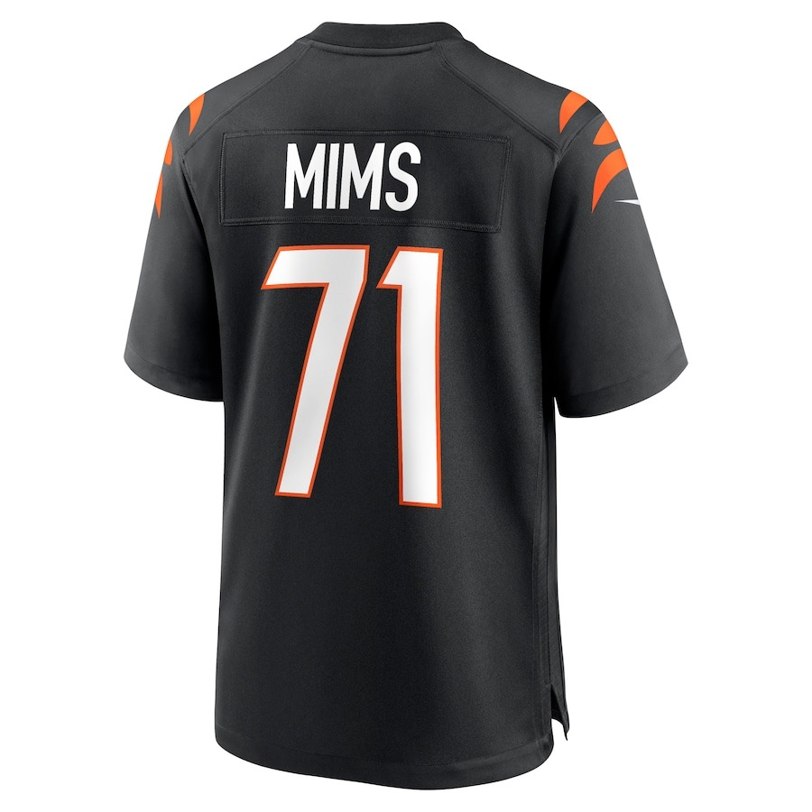 Men's Cincinnati Bengals Amarius Mims Nike Black 2024 NFL Draft First Round Pick Player Game Jersey - Ujersey