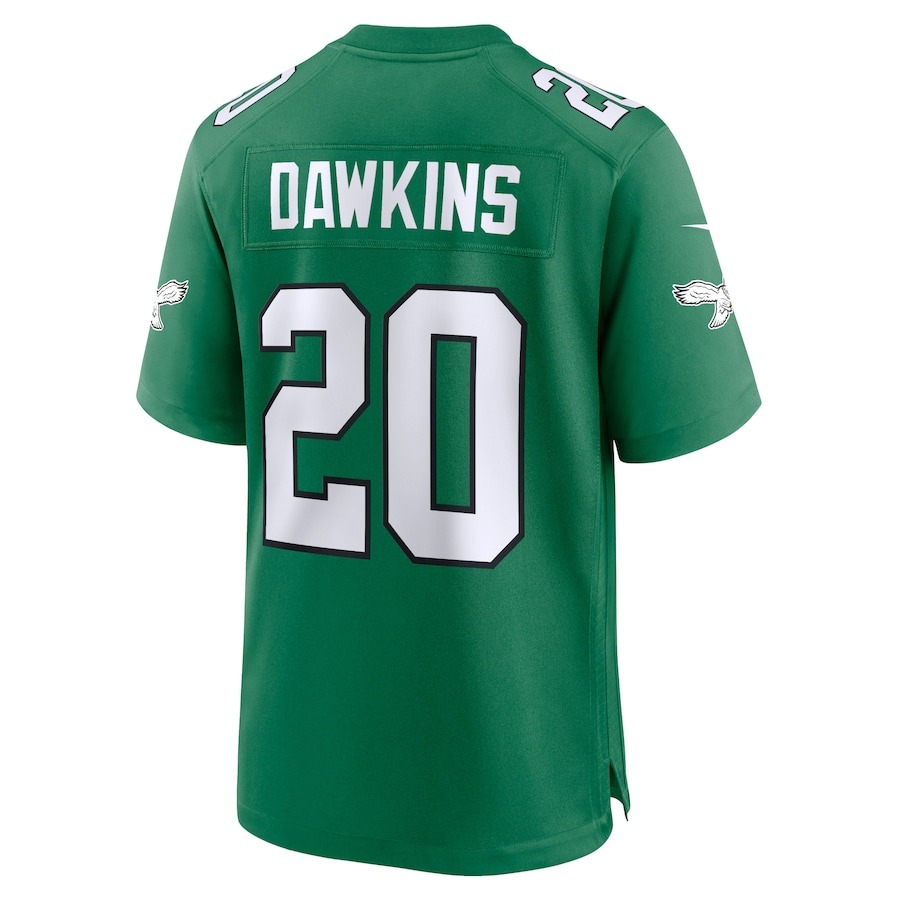 Men's Philadelphia Eagles Brian Dawkins Nike Kelly Green Alternate Retired Player Game Jersey - Ujersey