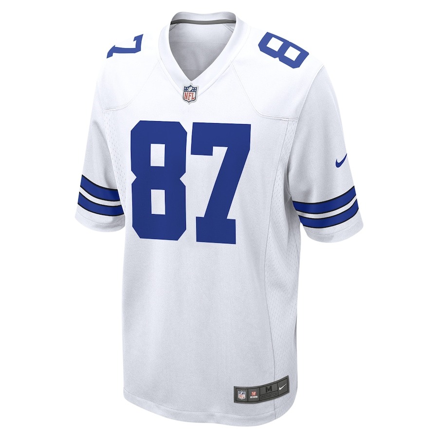Men's Dallas Cowboys Jake Ferguson Nike White Game Jersey - Ujersey