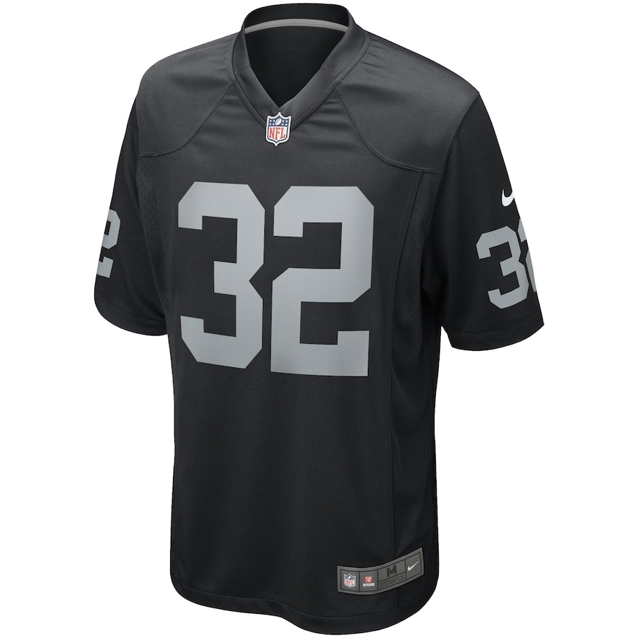Men's Las Vegas Raiders Marcus Allen Nike Black Game Retired Player Jersey - Ujersey