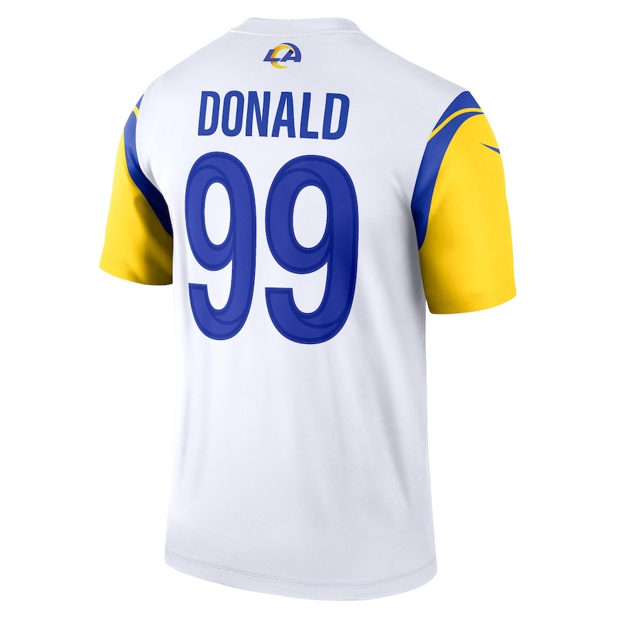 Men's Los Angeles Rams Aaron Donald Nike White Legend Jersey - Ujersey