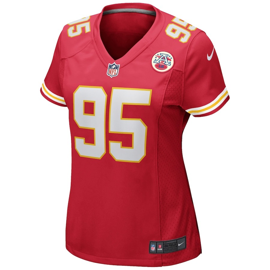 Women's Nike Chris Jones Red Kansas City Chiefs Game Jersey - Ujersey