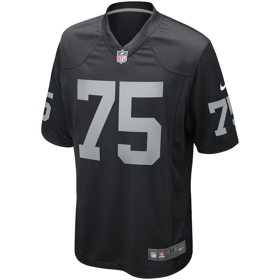 Men's Las Vegas Raiders Howie Long Nike Black Game Retired Player Jersey - Ujersey