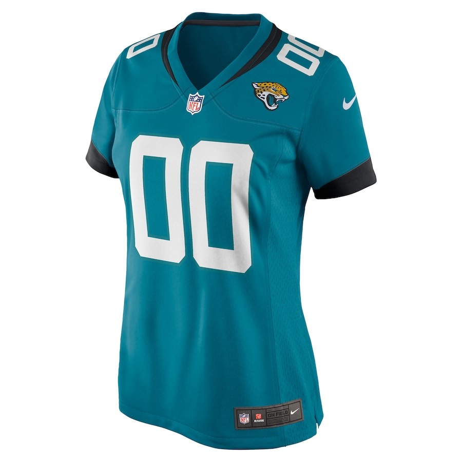 Women's Nike Teal Jacksonville Jaguars Alternate Custom Jersey - Ujersey