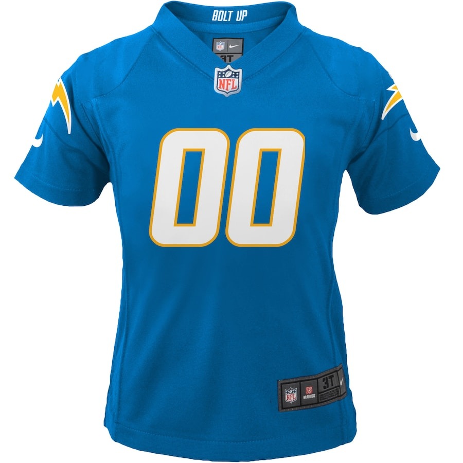 Youth Los Angeles Chargers Nike Powder Blue Custom Game Jersey - Ujersey