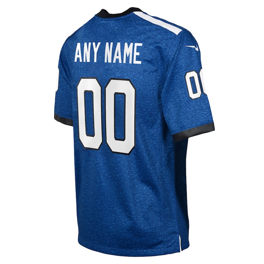 Youth Indianapolis Colts  Nike Blue Indiana Nights Alternate Custom Game Jersey - Ujersey