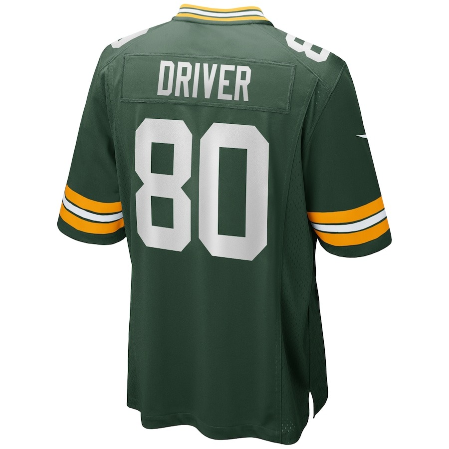 Men's Green Bay Packers Donald Driver Nike Green Game Retired Player Jersey - Ujersey