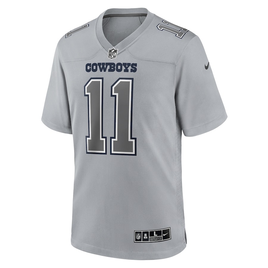 Men's Dallas Cowboys Micah Parsons Nike Gray Atmosphere Fashion Game Jersey - Ujersey