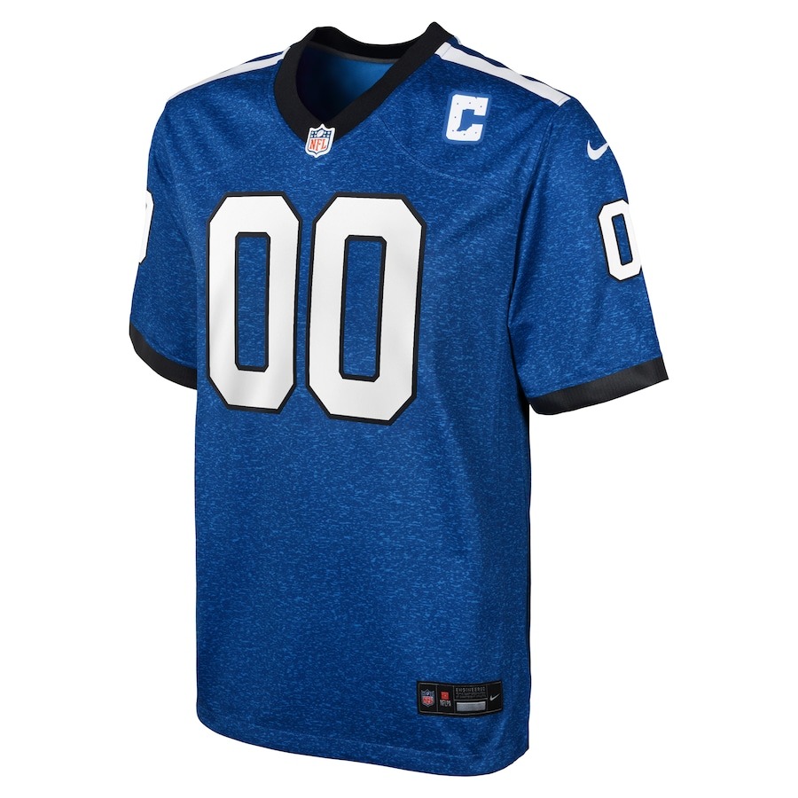 Youth Indianapolis Colts  Nike Blue Indiana Nights Alternate Custom Game Jersey - Ujersey