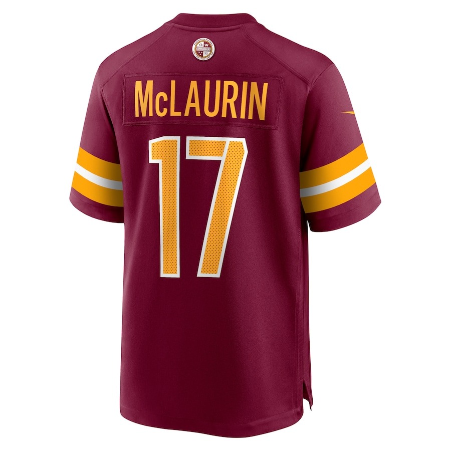 Men's Washington Commanders Terry McLaurin Nike Burgundy Player Game Jersey - Ujersey