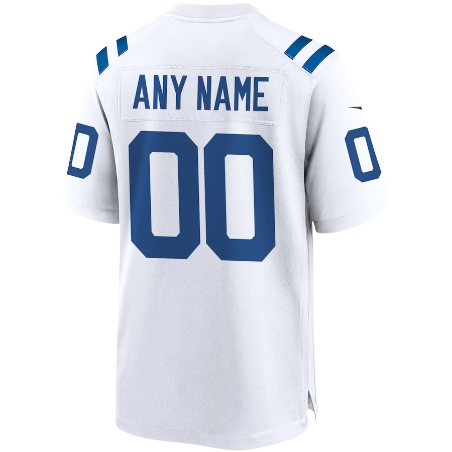 Men's Indianapolis Colts Nike White Custom Game Jersey - Ujersey