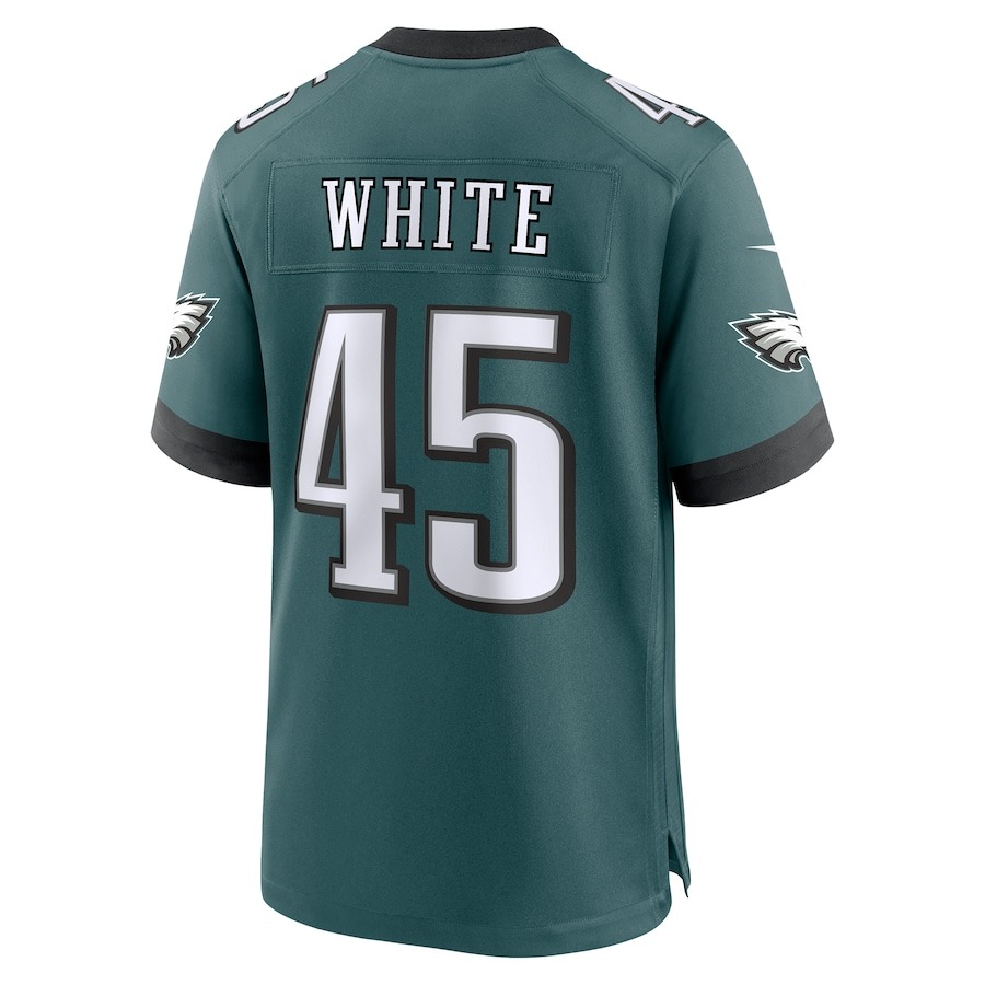 Men's Philadelphia Eagles Devin White Nike Midnight Green  Game Jersey - Ujersey