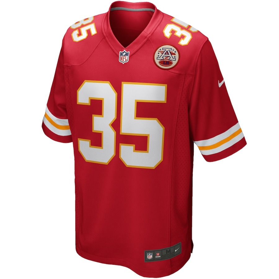 Men's Kansas City Chiefs Christian Okoye Nike Red Game Retired Player Jersey - Ujersey