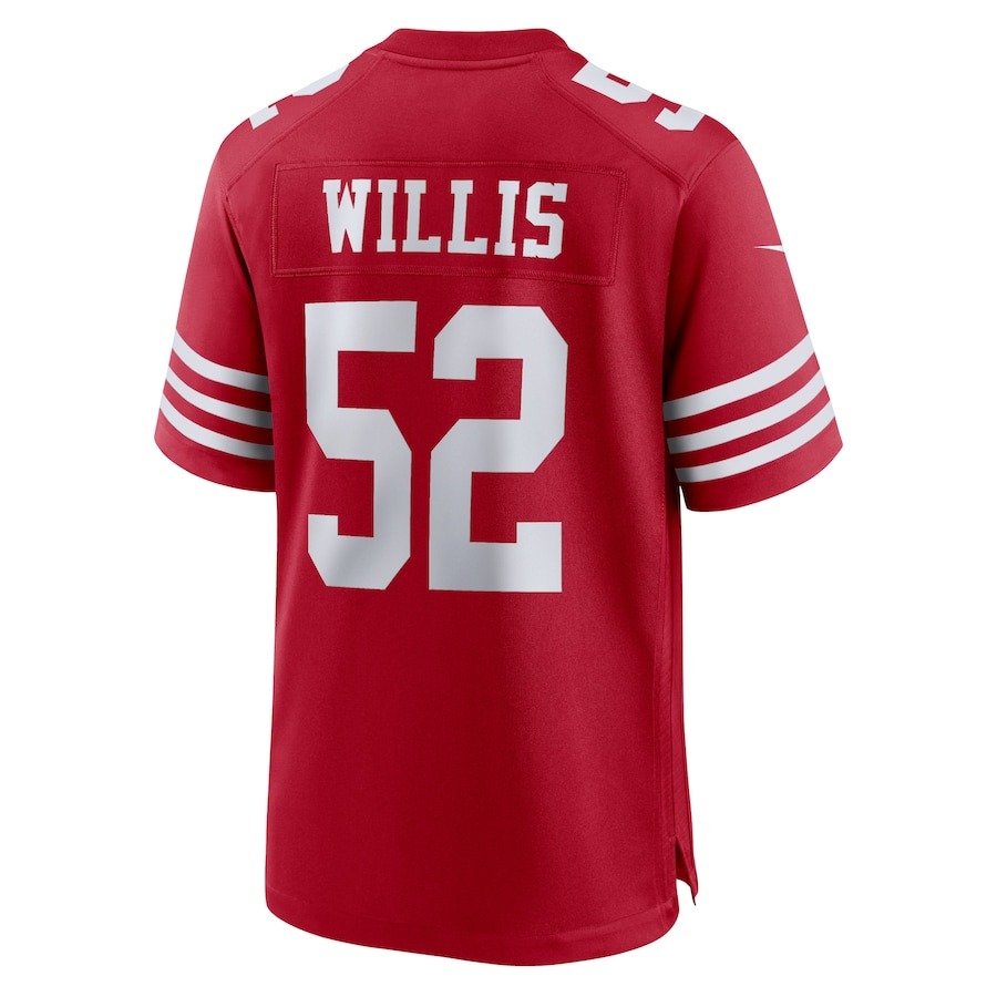 Men's San Francisco 49ers Patrick Willis Nike Scarlet Retired Player Game Jersey - Ujersey