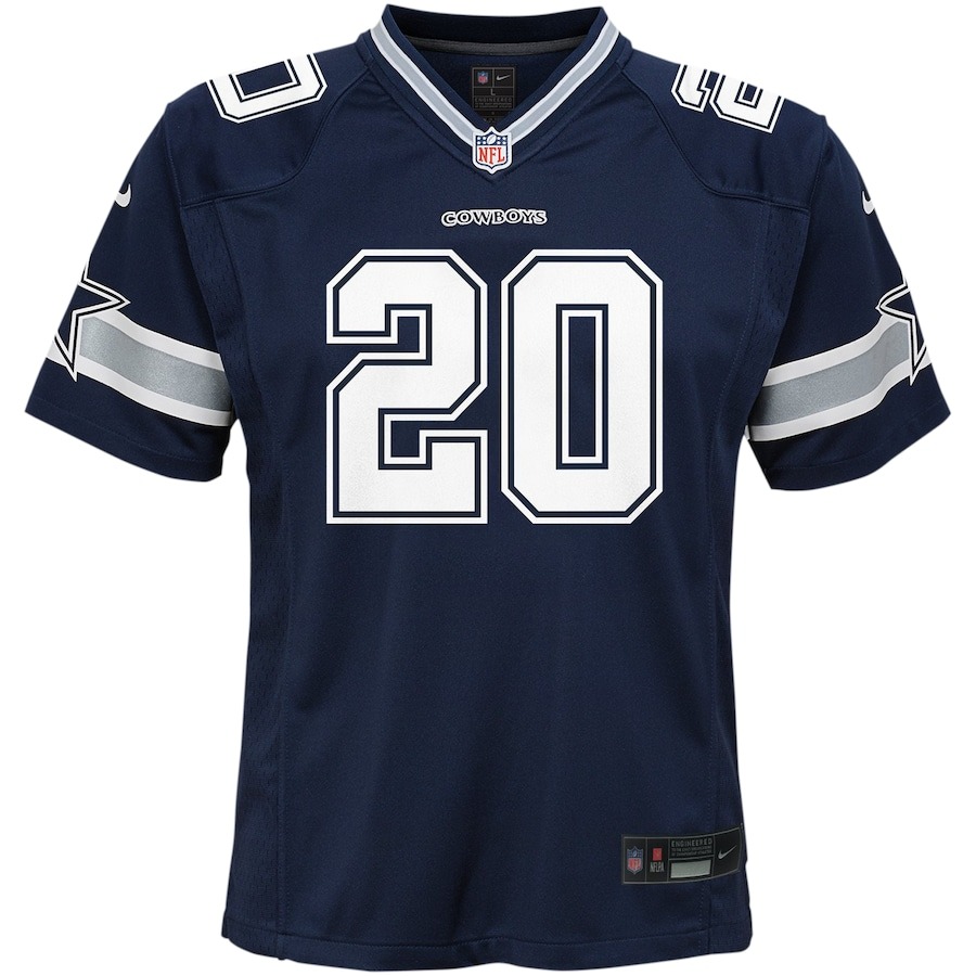 Youth Dallas Cowboys Tony Pollard Nike Navy Game Jersey - Ujersey