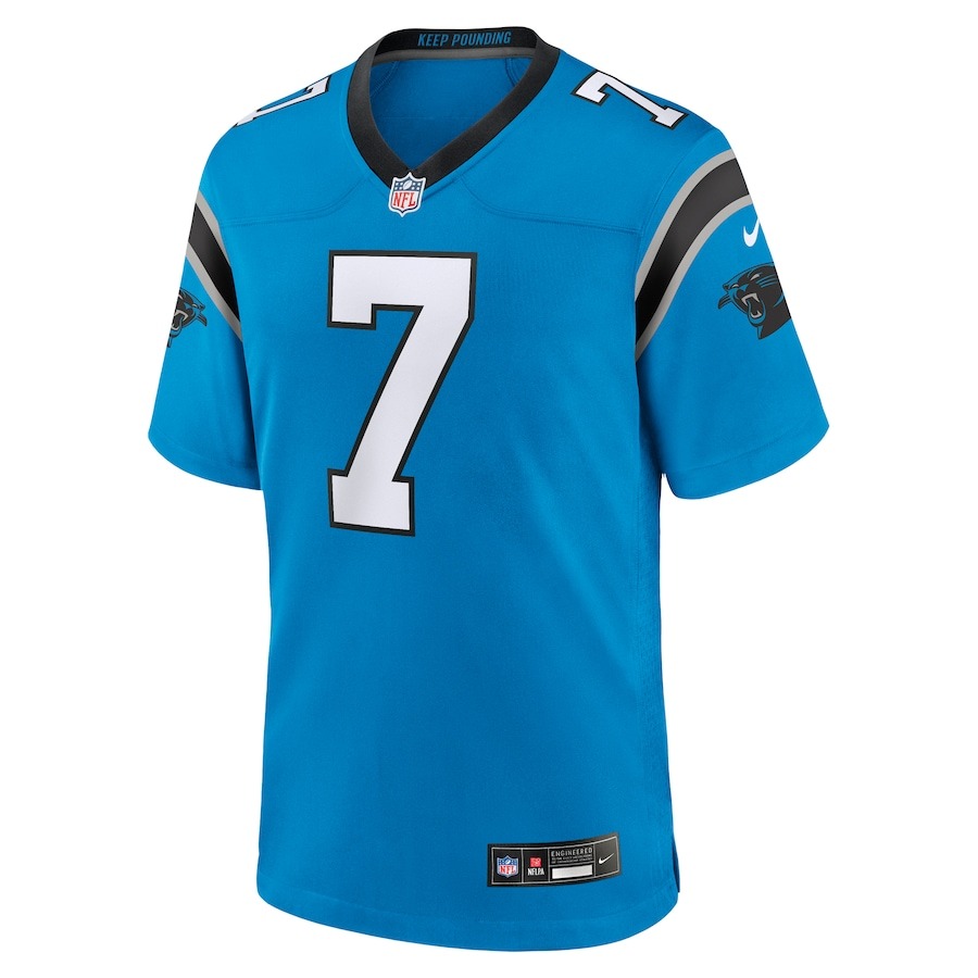 Men's Carolina Panthers Jadeveon Clowney Nike  Blue Alternate  Game Jersey - Ujersey
