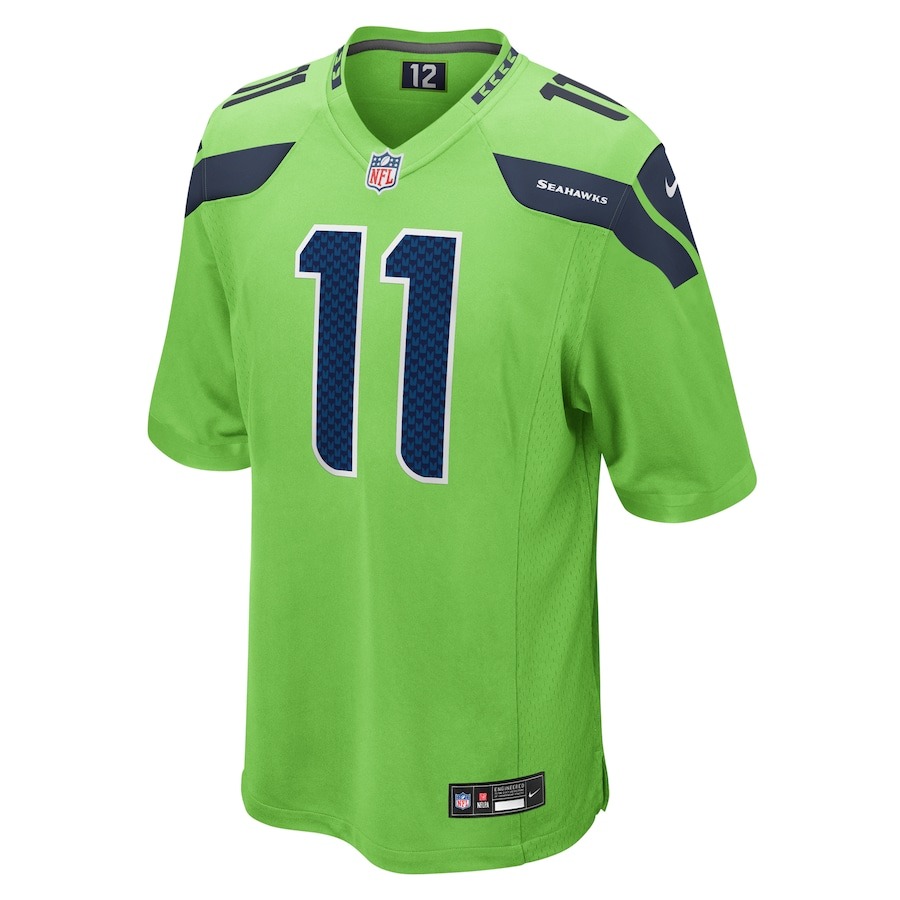 Men's Seattle Seahawks Jaxon Smith-Njigba Nike Neon Green  Game Jersey - Ujersey