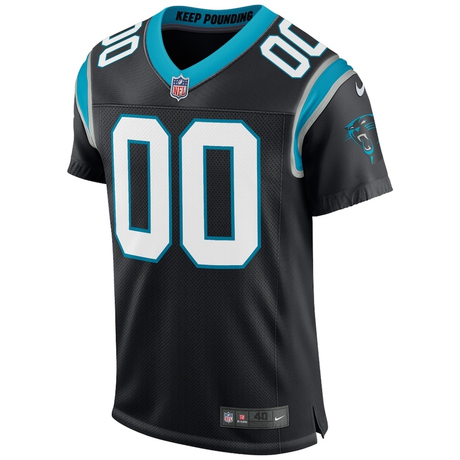 Men's Carolina Panthers Nike Black Classic Custom Elite Jersey - Ujersey