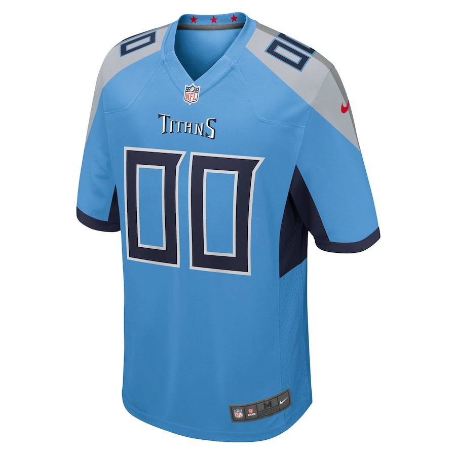 Men's Tennessee Titans Nike Light Blue Alternate Custom Game Jersey - Ujersey