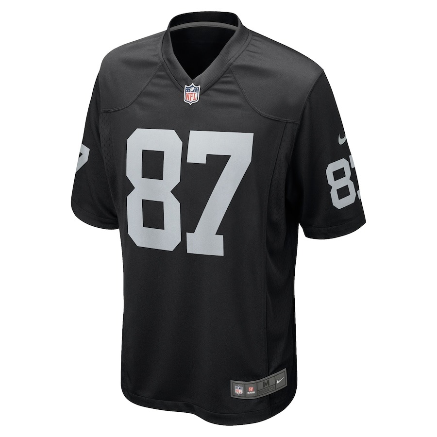 Men's Las Vegas Raiders Michael Mayer Nike Black 2023 NFL Draft Pick Game Jersey - Ujersey