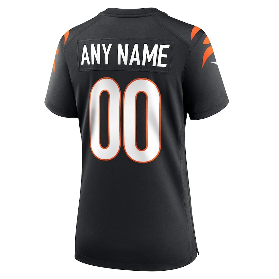 Women's Cincinnati Bengals Nike Black Game Custom Jersey - Ujersey