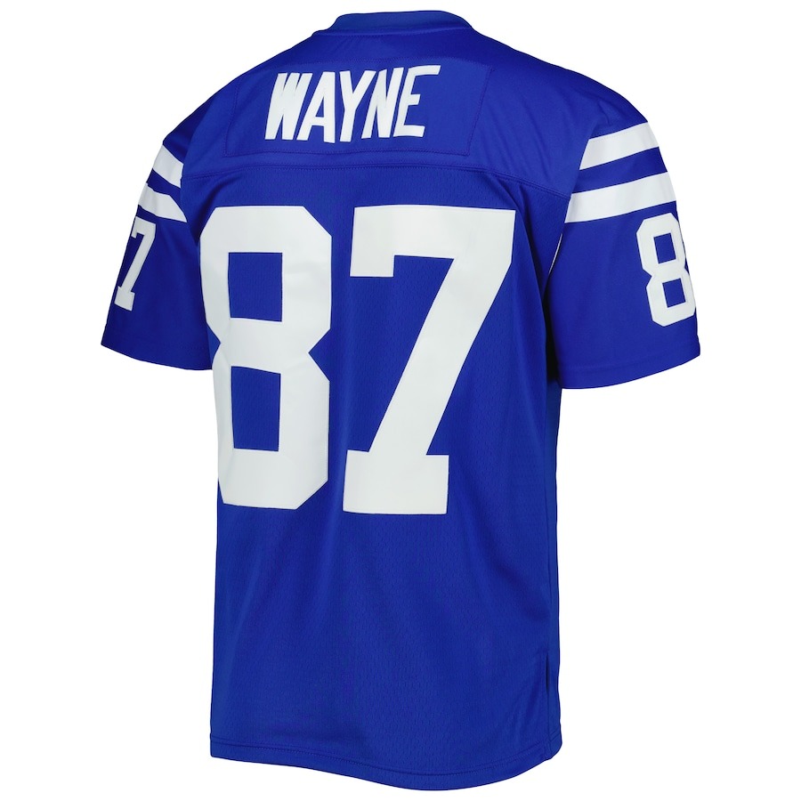 Men's Indianapolis Colts Reggie Wayne Mitchell & Ness Royal Legacy Replica Jersey - Ujersey