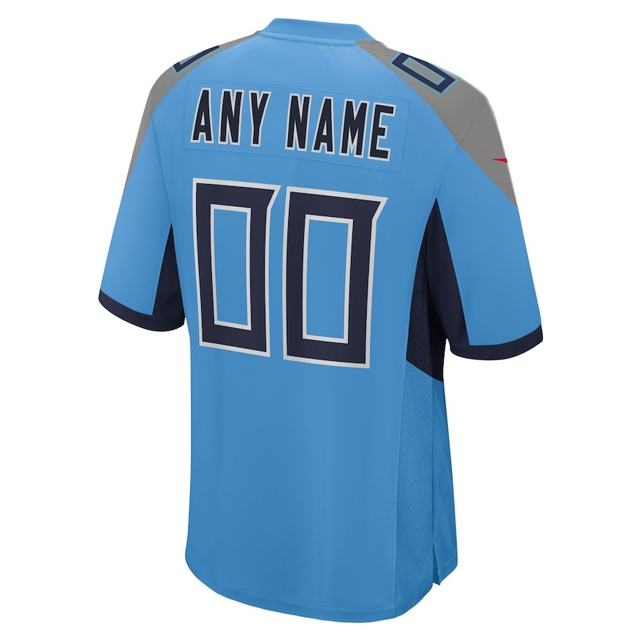 Men's Tennessee Titans Nike Light Blue Alternate Custom Game Jersey - Ujersey