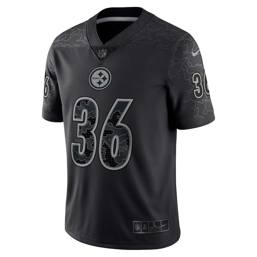 Men's Pittsburgh Steelers Jerome Bettis Nike Black Retired Player RFLCTV Limited Jersey - Ujersey